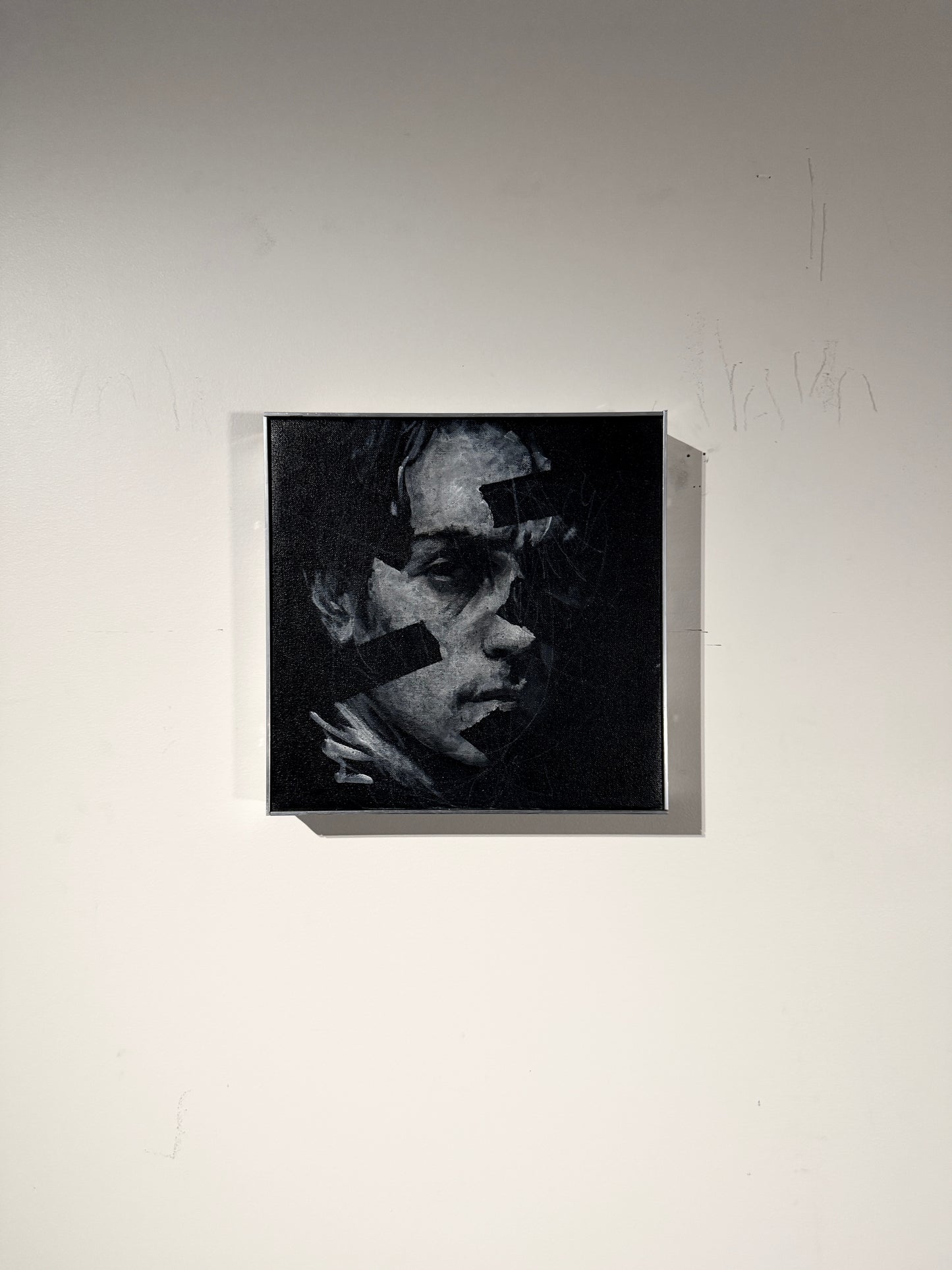 The Distance Within | Original Charcoal on Canvas