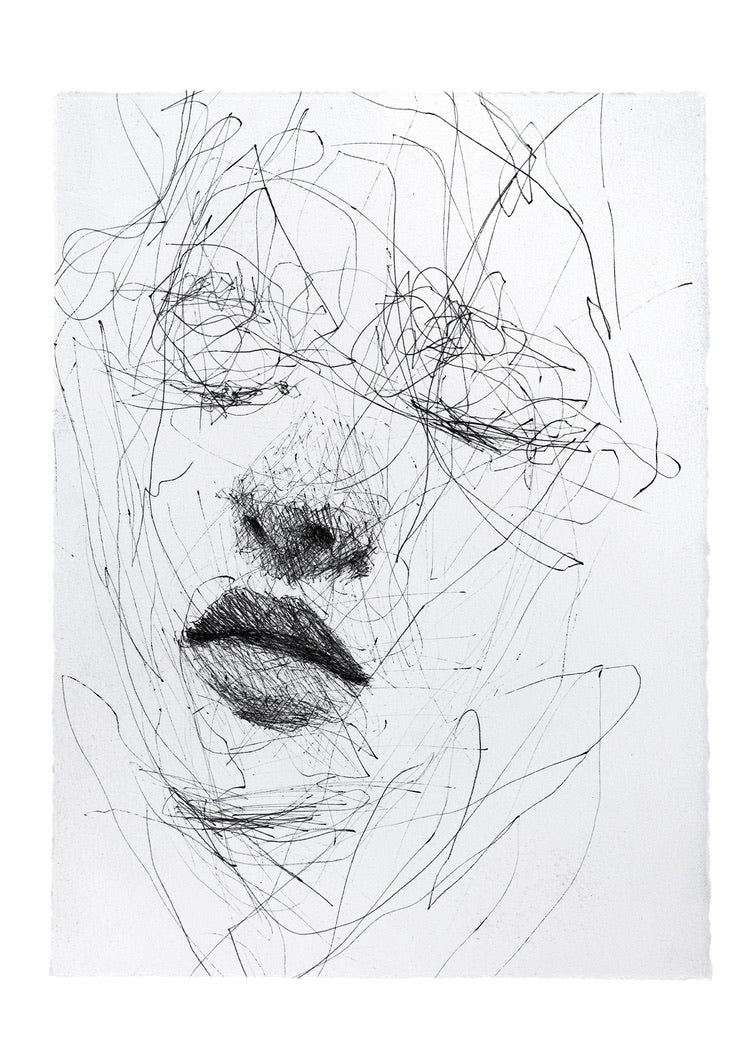 As Soft As The Air | Original Drawing - Mad Charcoal