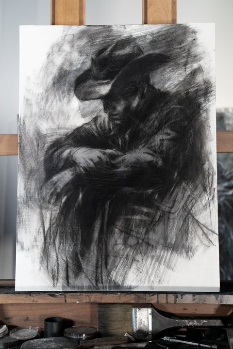 Before The Storm | Original Drawing - Mad Charcoal