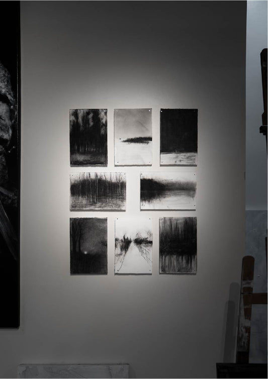 Diaphanous Meditations | Original Drawing - Mad Charcoal