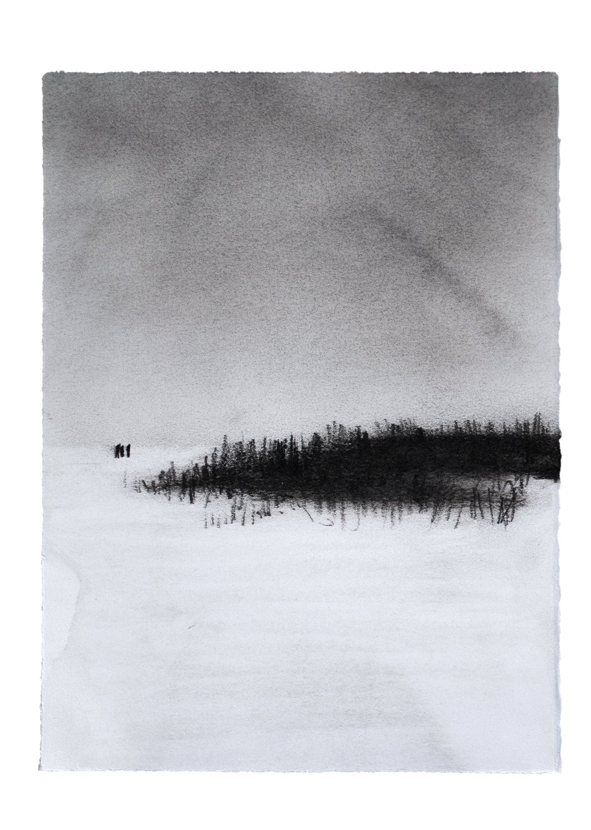Diaphanous Meditations | Original Drawing - Mad Charcoal
