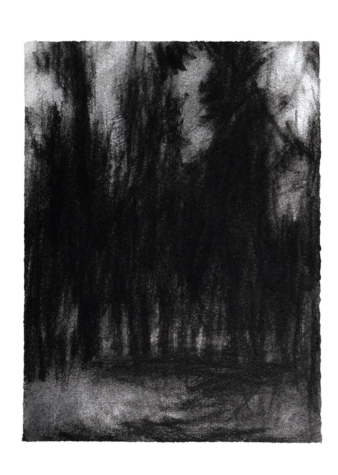 Diaphanous Meditations | Original Drawing - Mad Charcoal