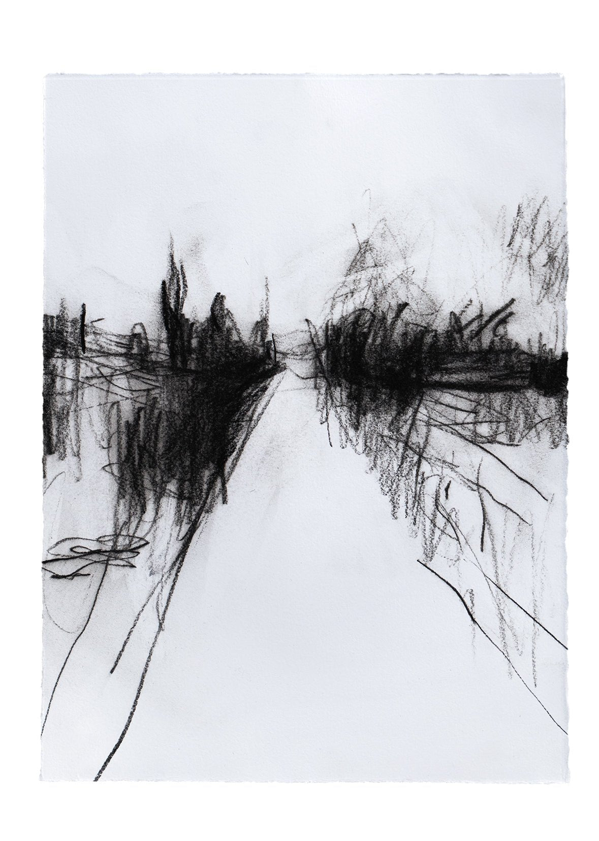 Diaphanous Meditations | Original Drawing - Mad Charcoal