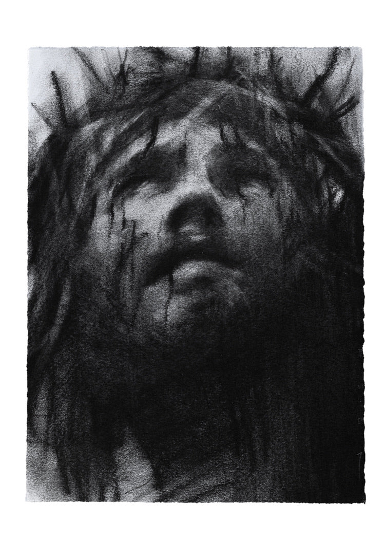 Eternal Forgiveness | Original Drawing - Mad Charcoal