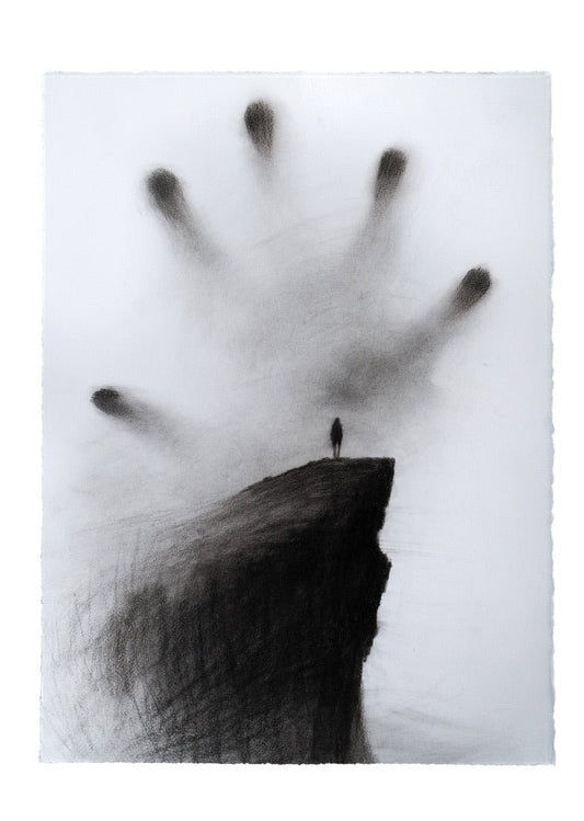 Eternity in the Present | Original Drawing - Mad Charcoal