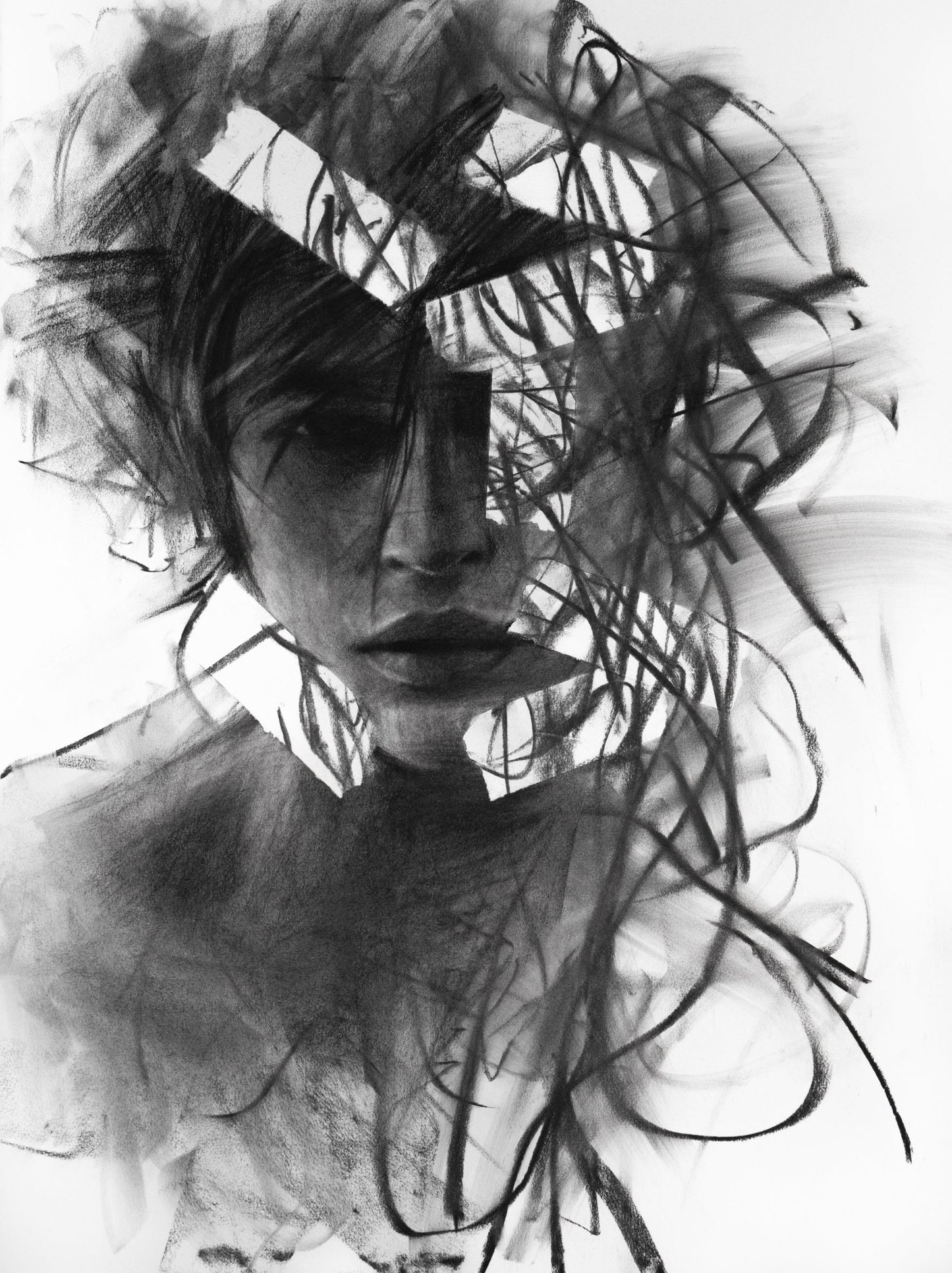 Faith In The Unfinished | Original Drawing - Mad Charcoal