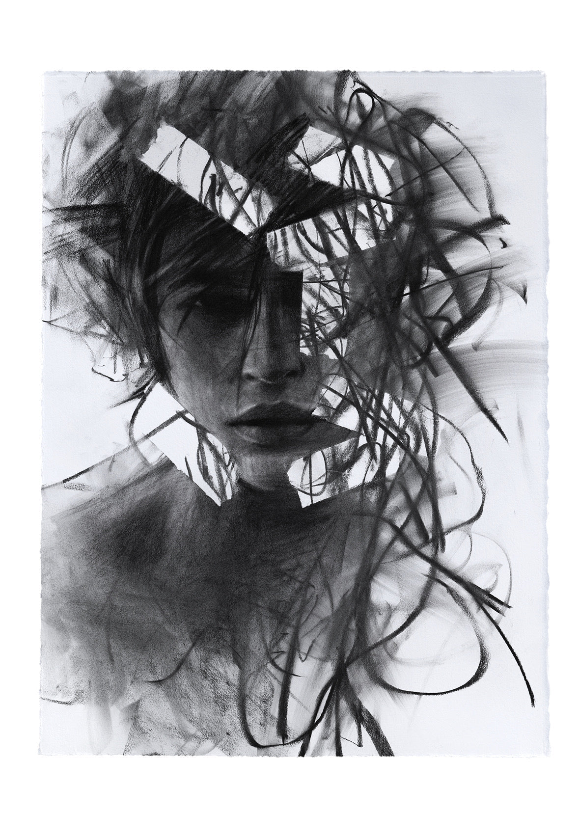 Faith In The Unfinished | Original Drawing - Mad Charcoal