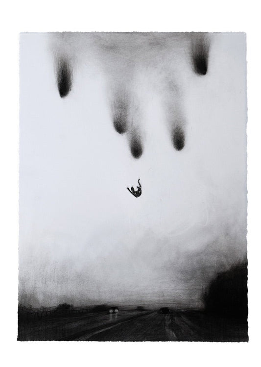 Felt So Much But Stayed So Silent | Original Drawing - Mad Charcoal