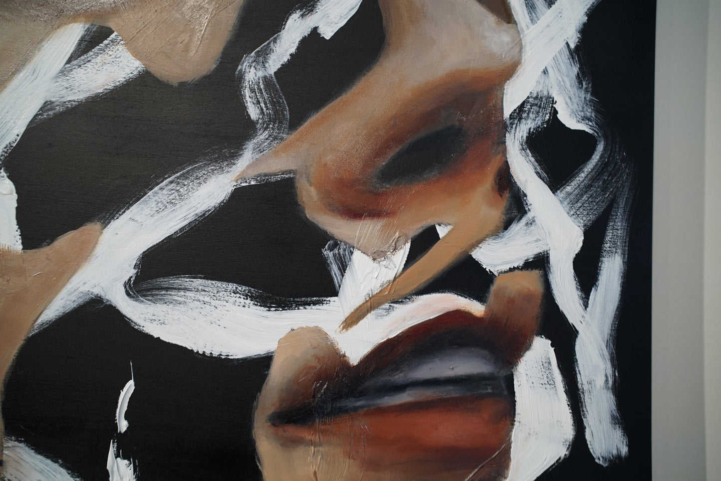 Held In Absence | Original Oil Painting - Mad Charcoal