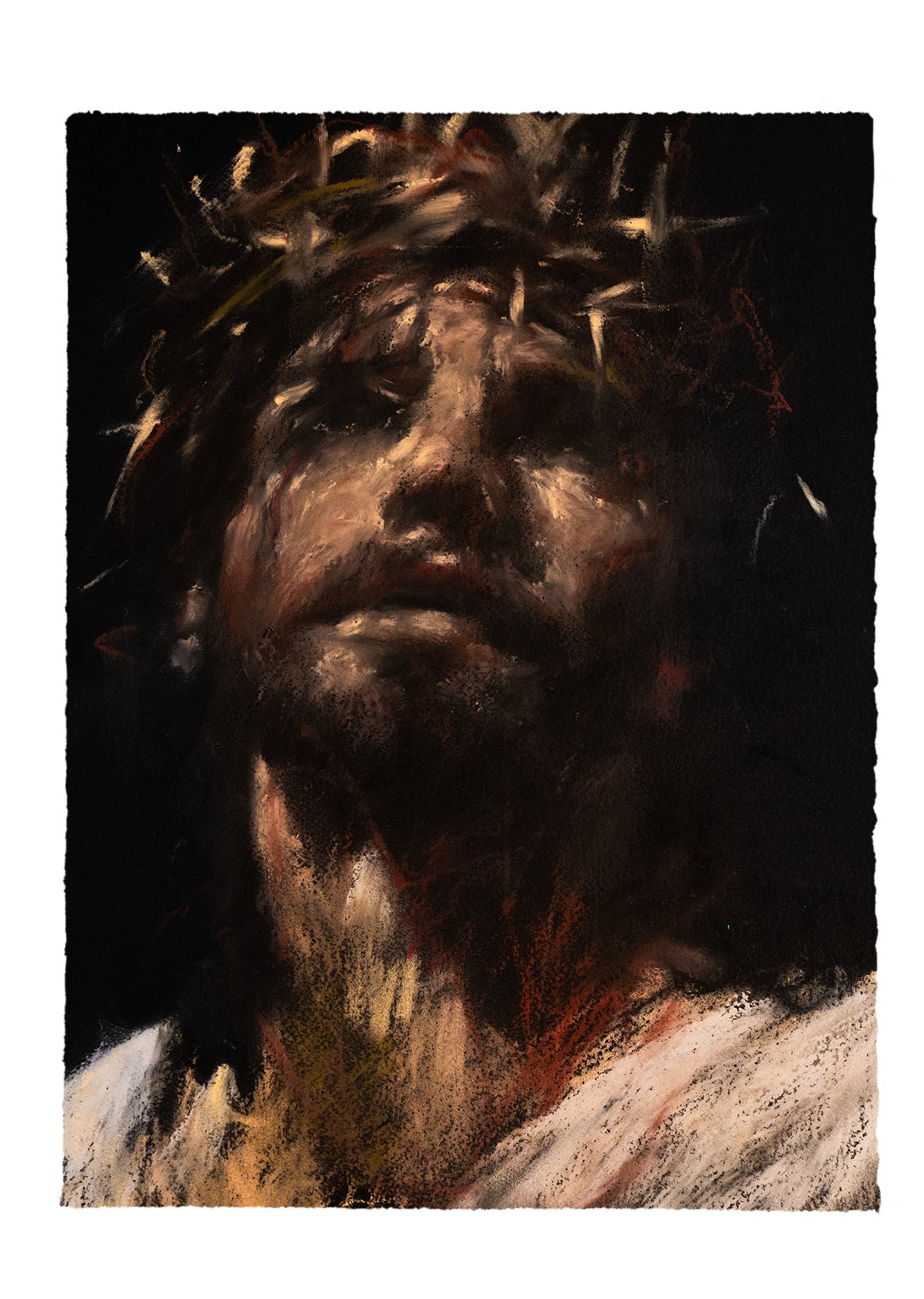 I and the Father are One | Original Drawing - Mad Charcoal