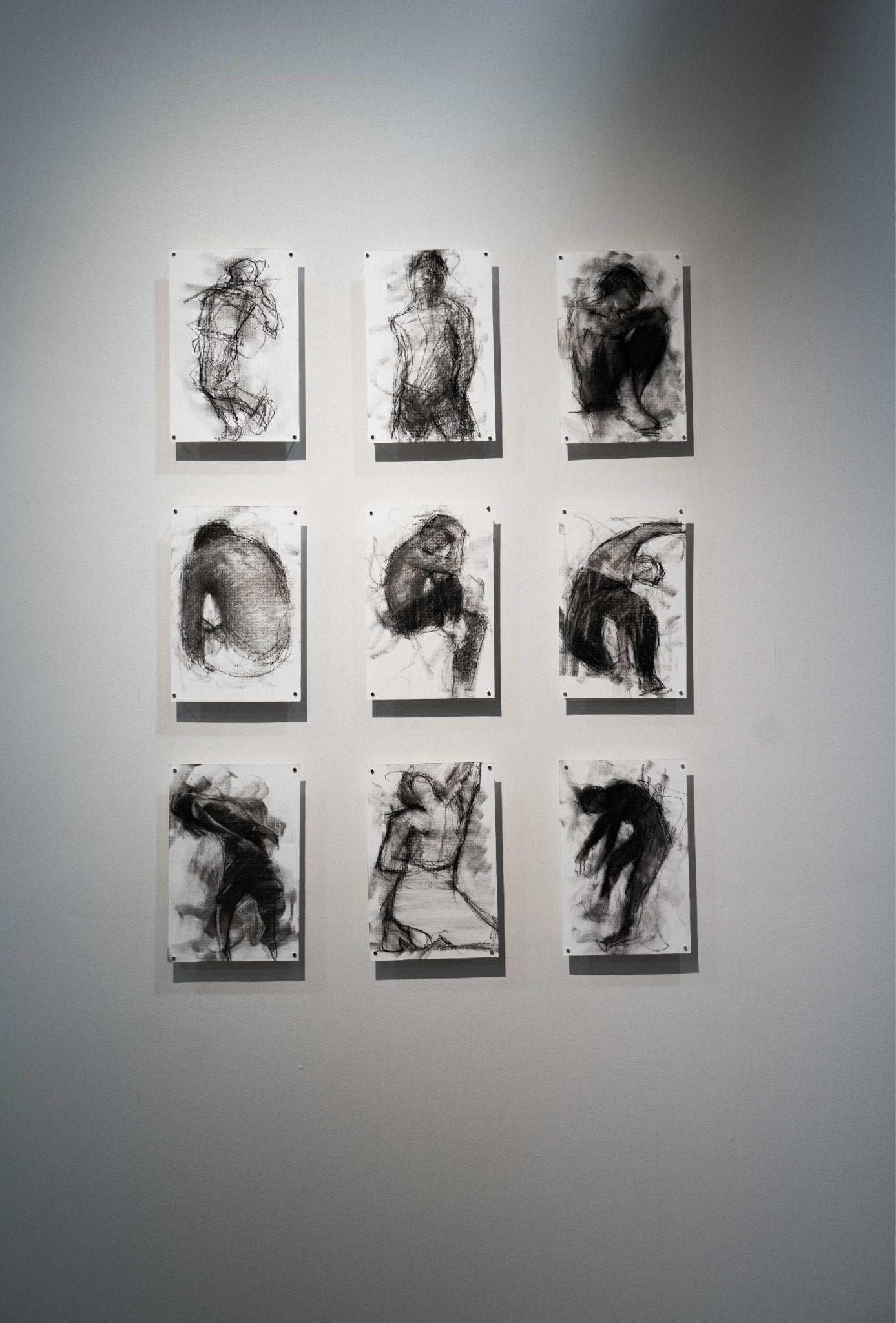 Movements of the Shadows | Original Drawings - Mad Charcoal