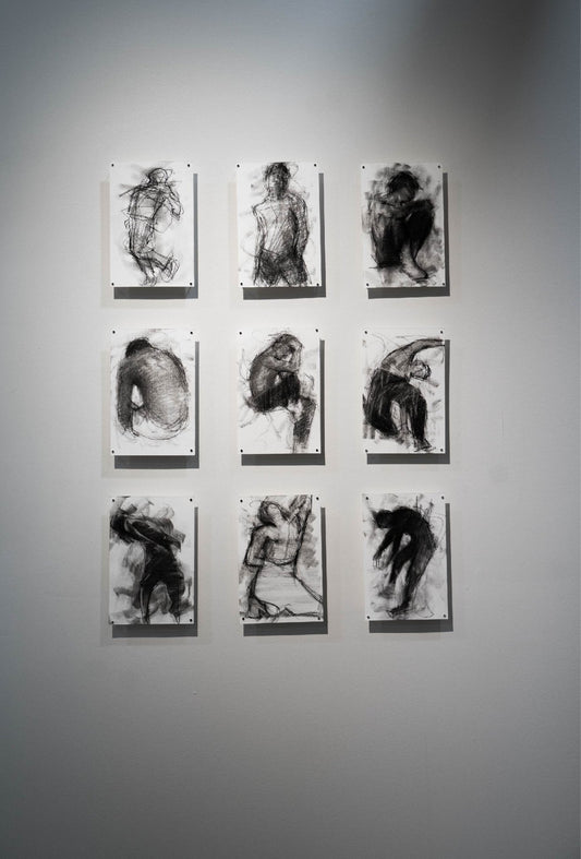 Movements of the Shadows | Original Drawings - Mad Charcoal