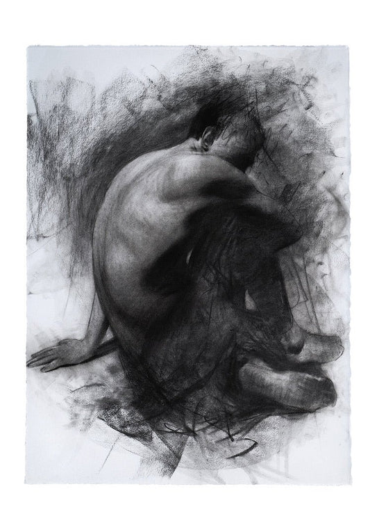 Mystery of the Fallen | Original Drawing - Mad Charcoal