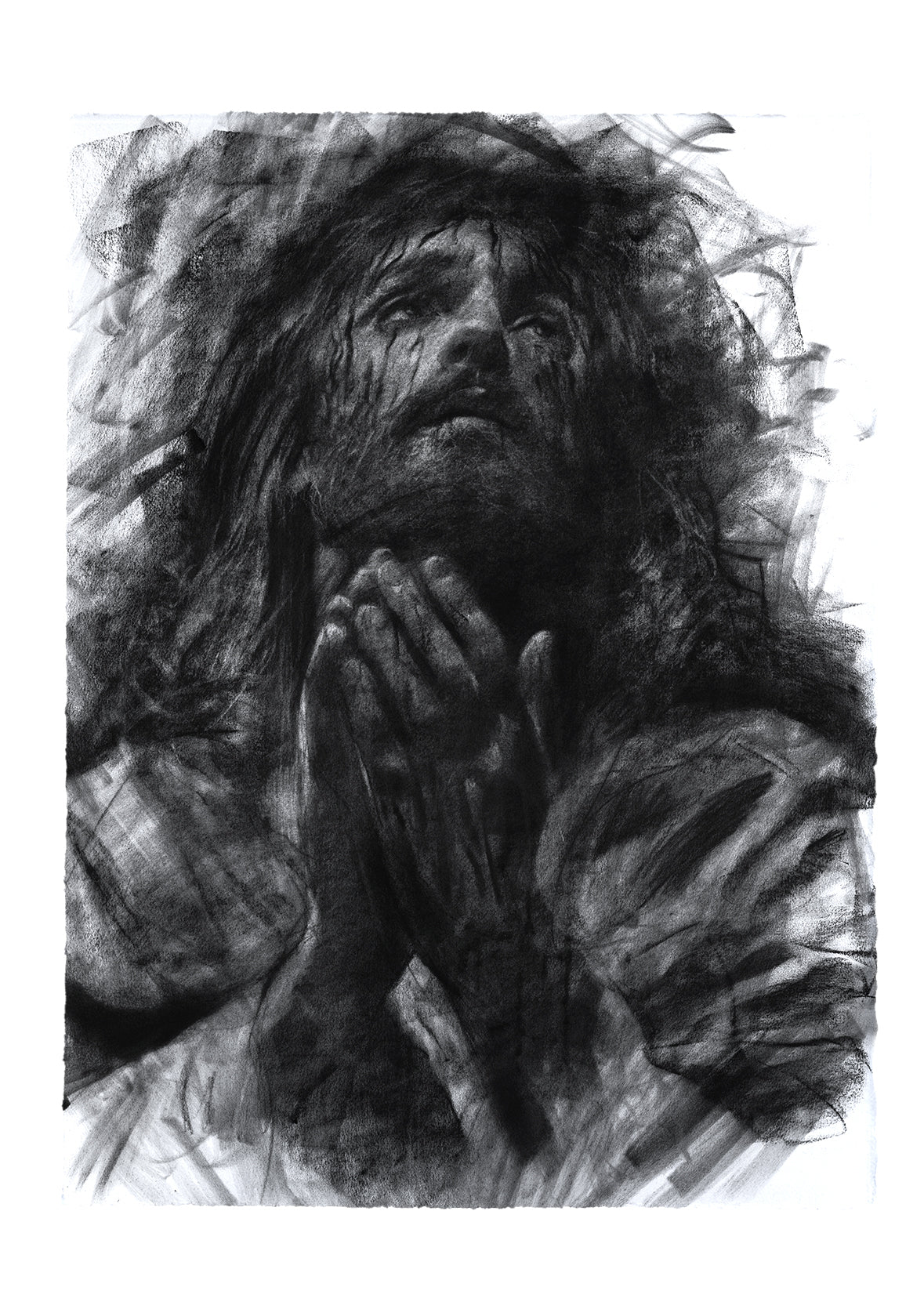 Nevertheless | Original Drawing - Mad Charcoal