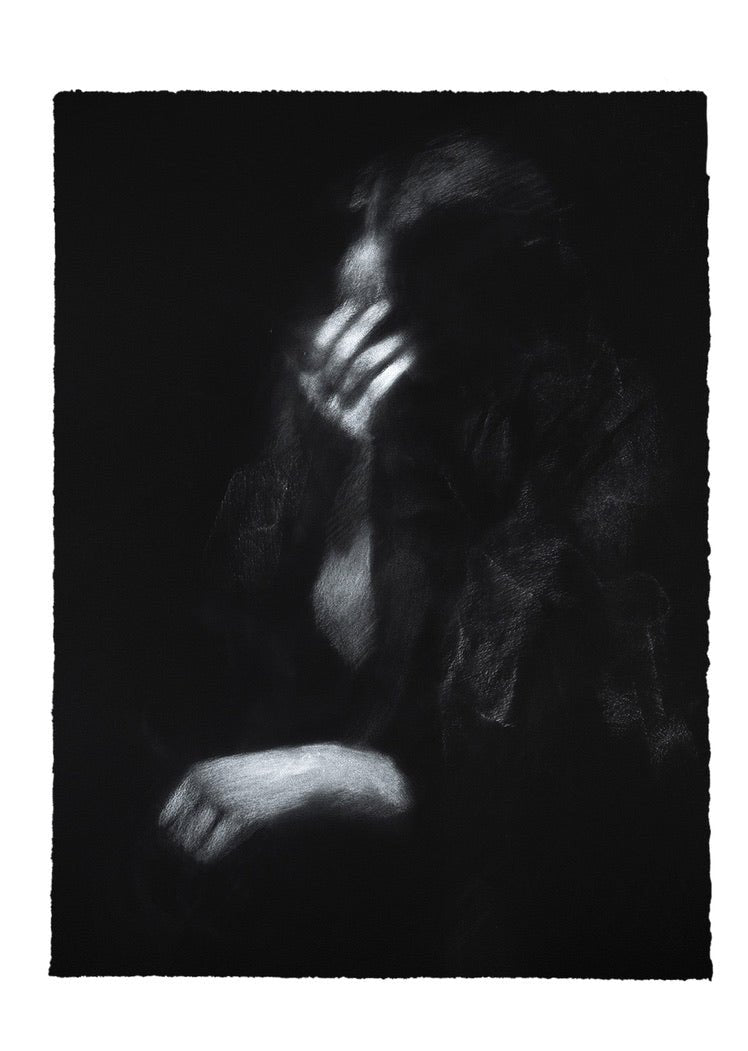 Piercing Silence | Original Drawing - Mad Charcoal