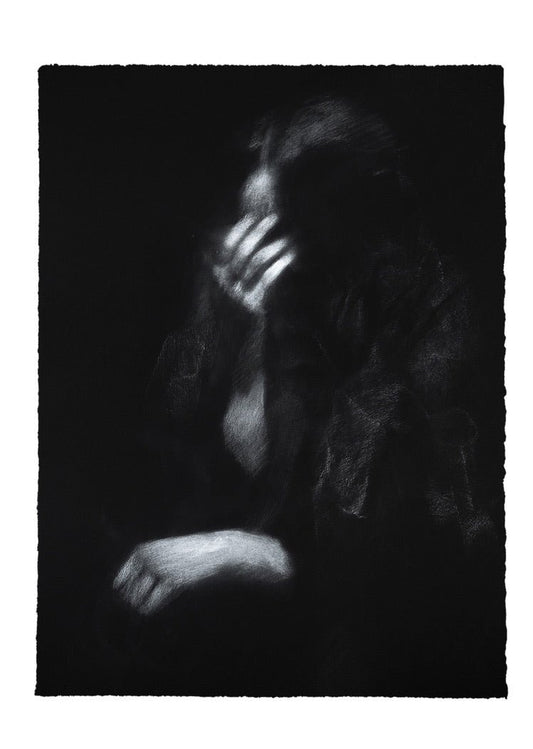Piercing Silence | Original Drawing - Mad Charcoal