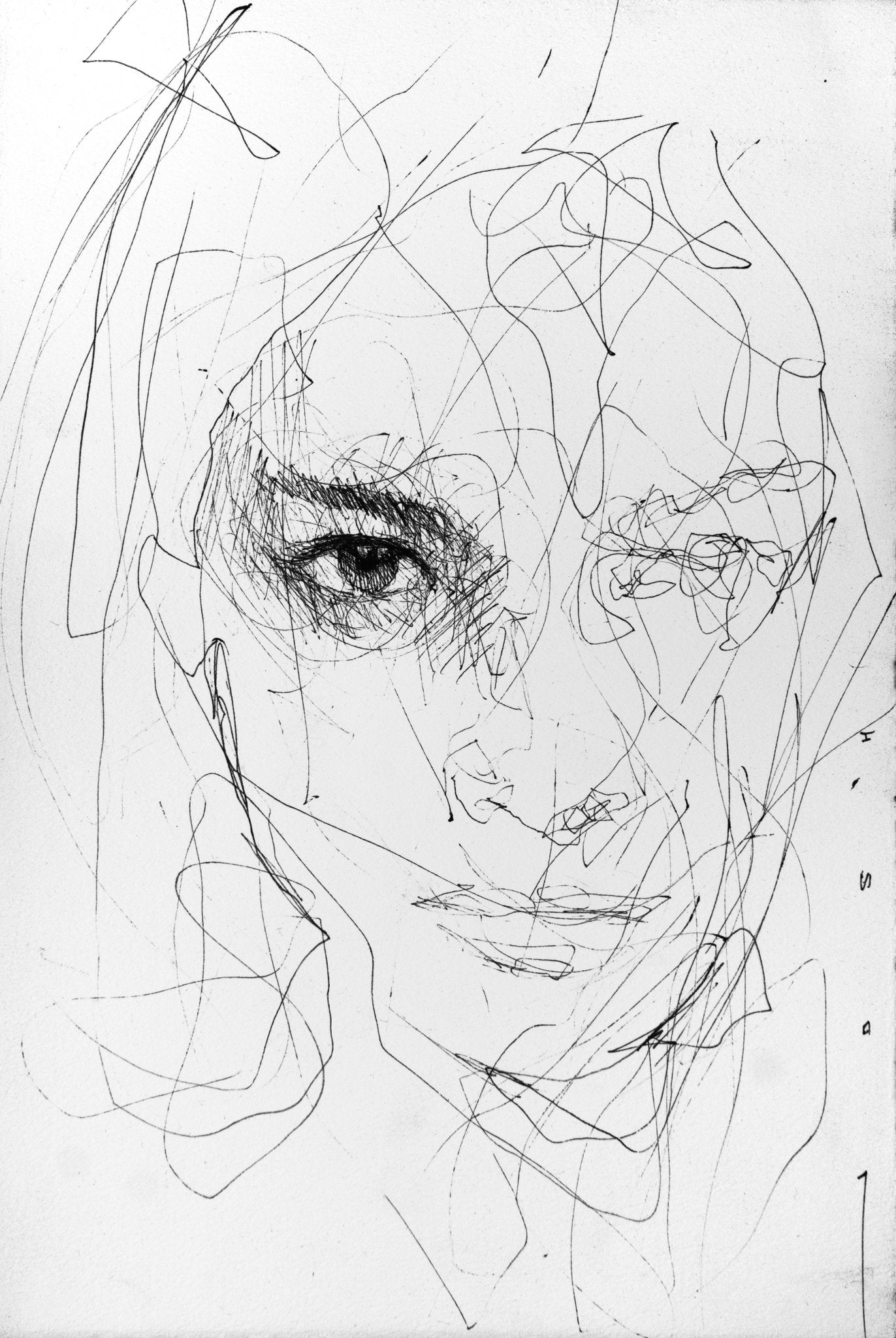 Piercing Vision | Original Drawing - Mad Charcoal