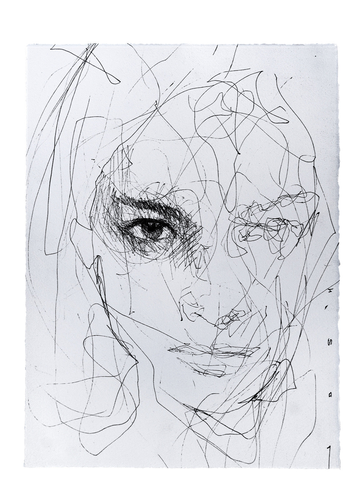Piercing Vision | Original Drawing - Mad Charcoal