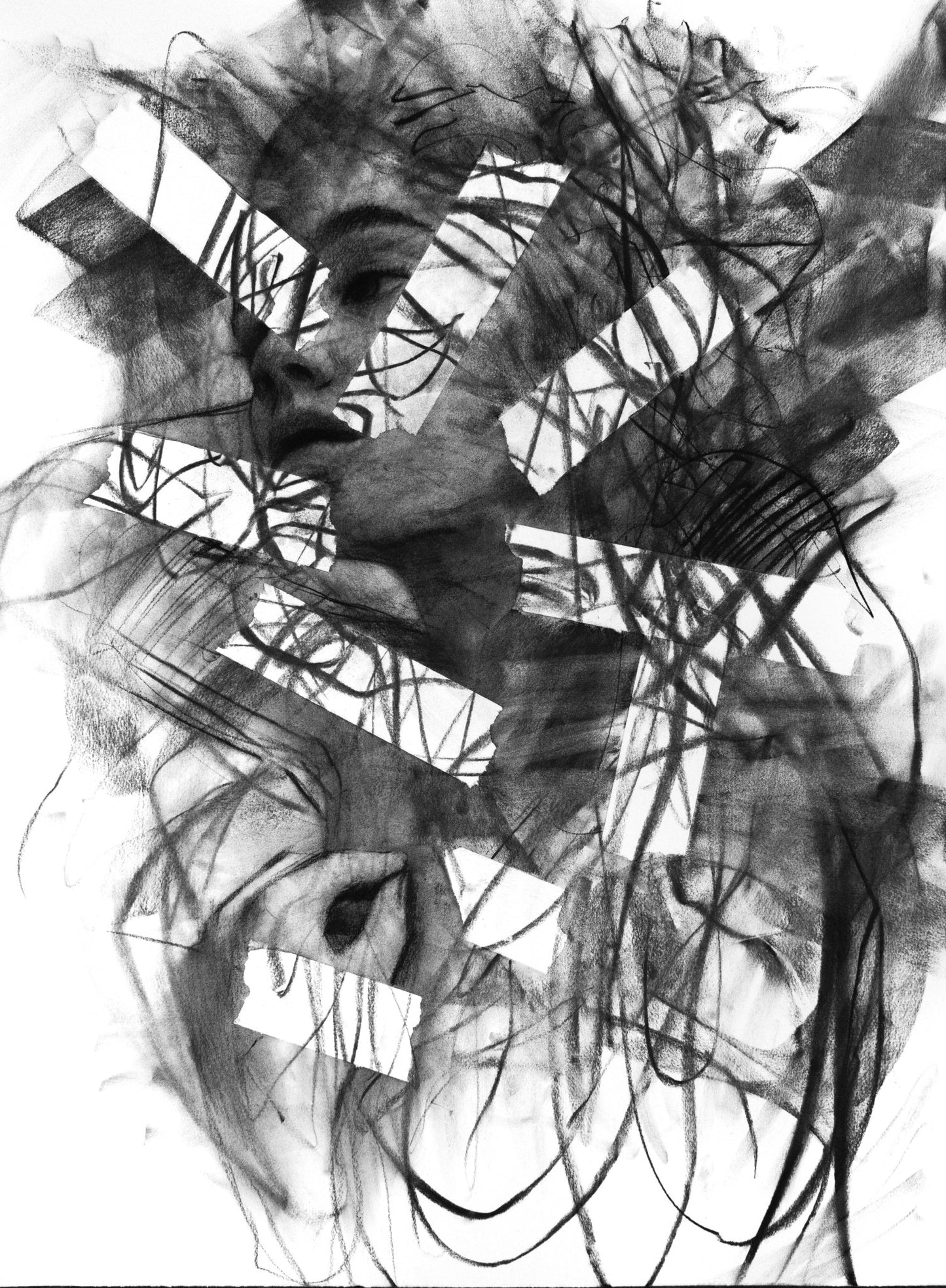 Shatter The Deepest Parts Of Me | Original Drawing - Mad Charcoal