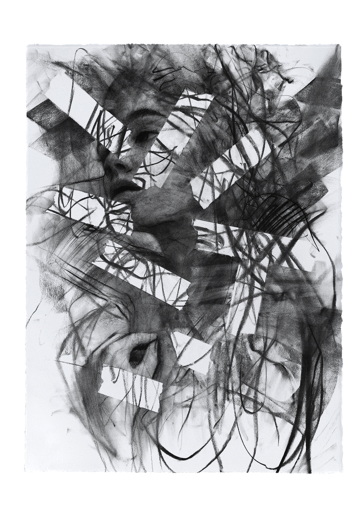 Shatter The Deepest Parts Of Me | Original Drawing - Mad Charcoal
