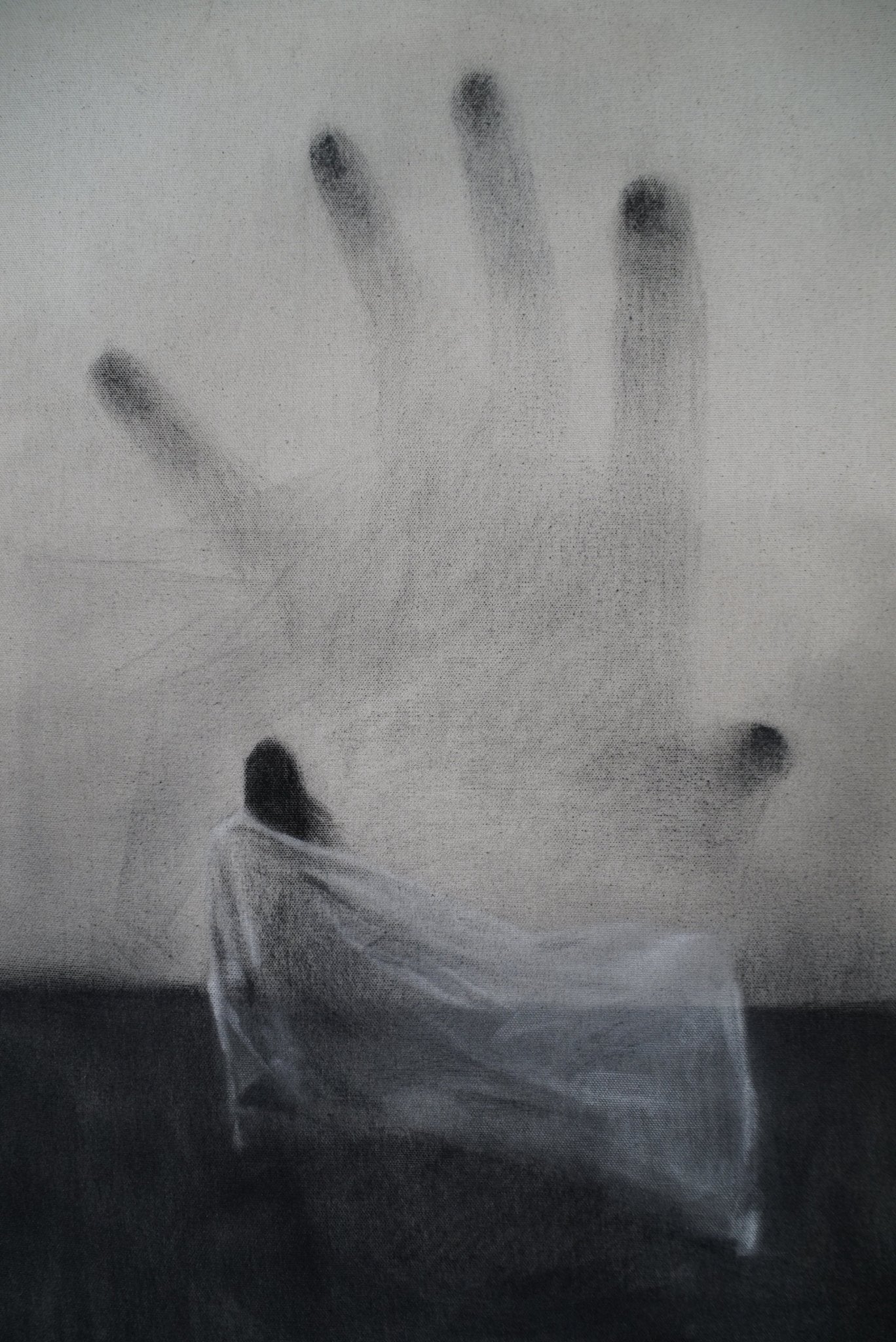 Slow Vanish | Original Drawing - Mad Charcoal