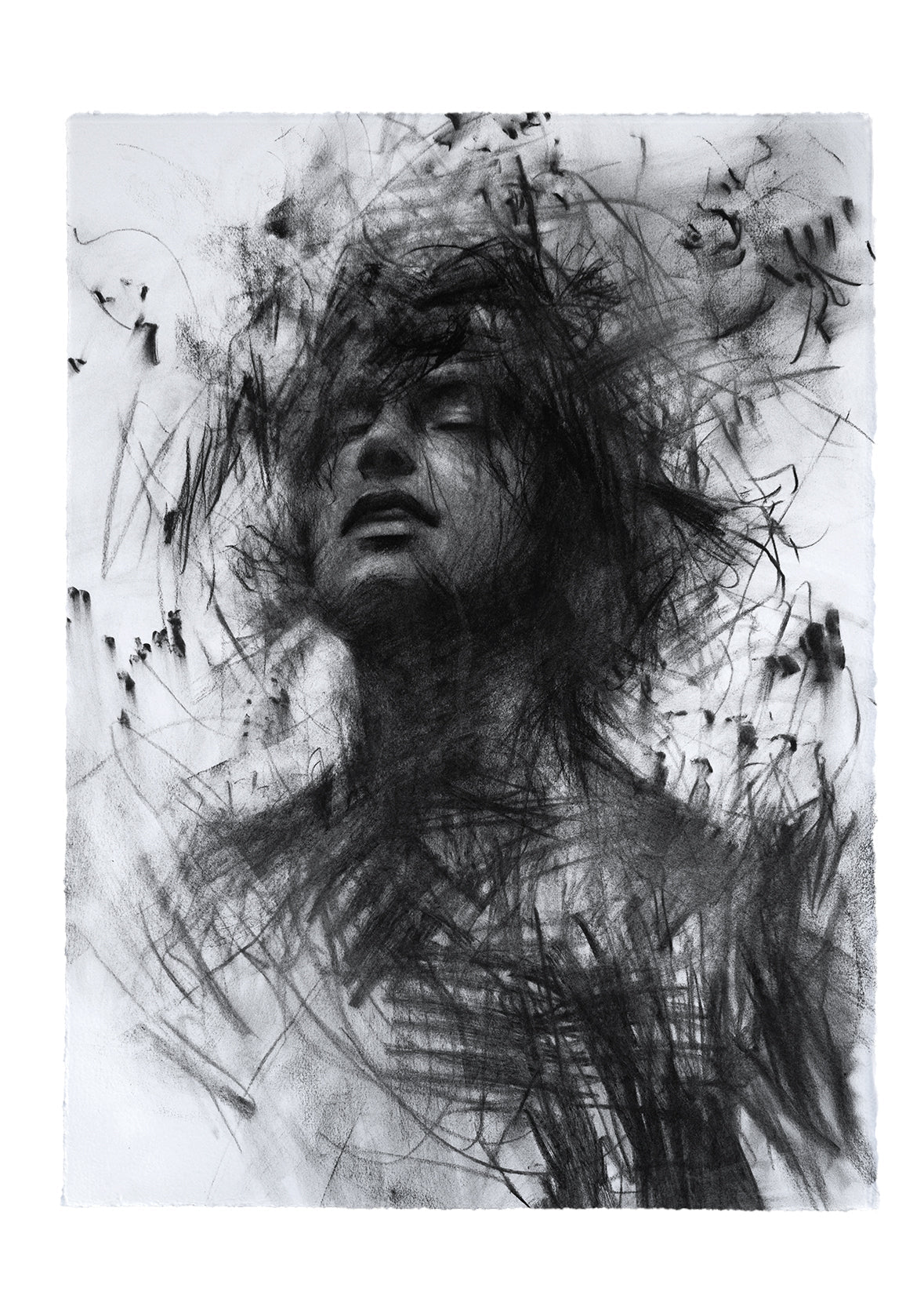 Smoke Without Fire | Original Drawing - Mad Charcoal