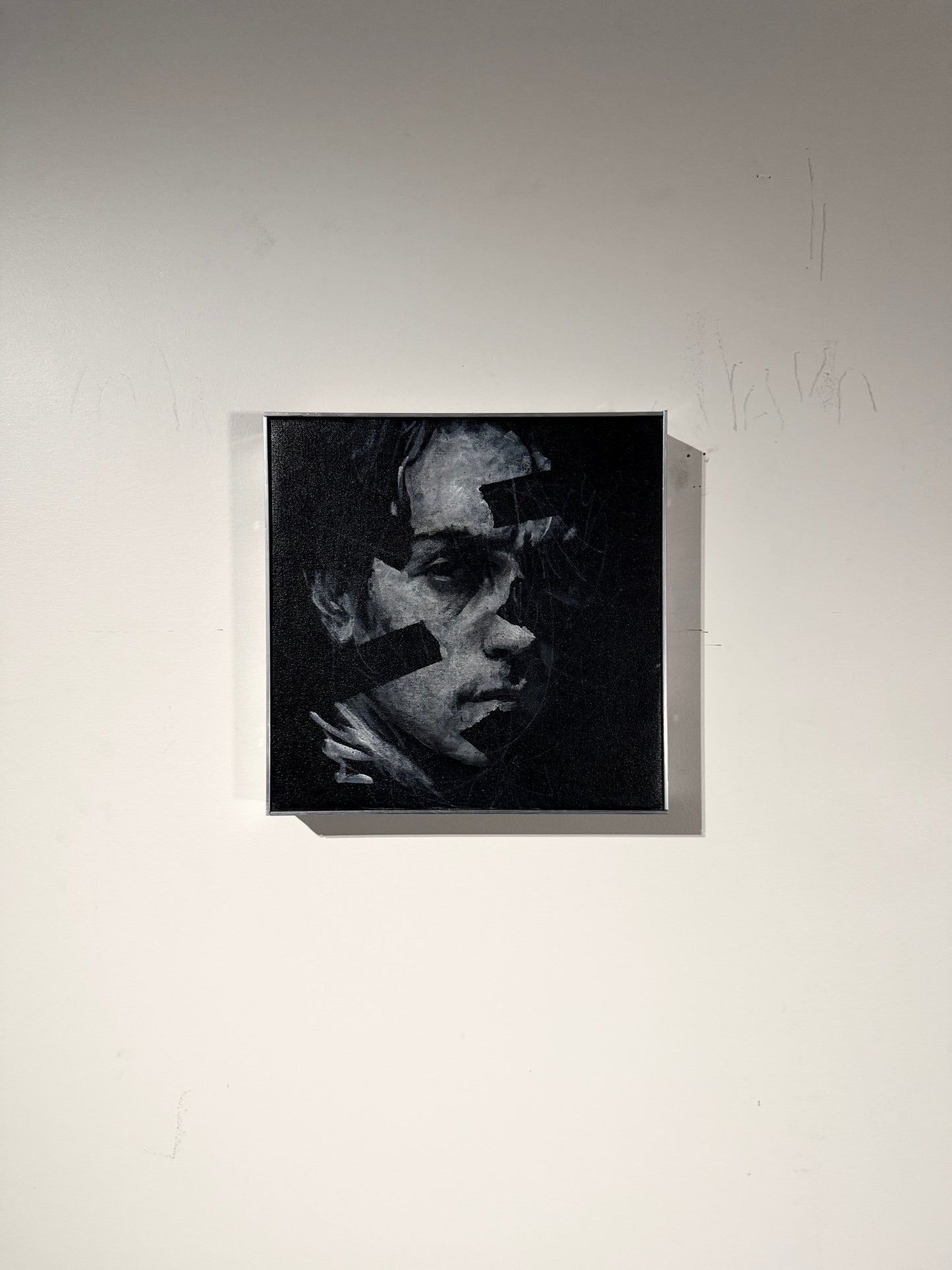 The Distance Within | Original Charcoal on Canvas - Mad Charcoal