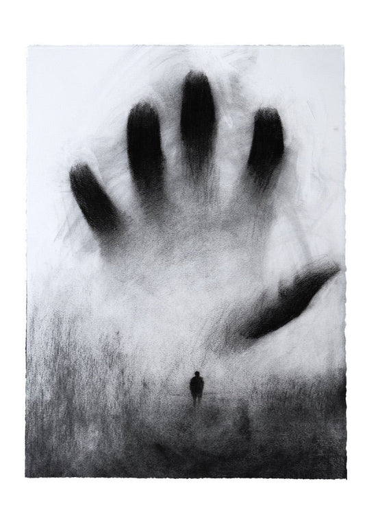 The Sovereign Hand | Original Drawing - Mad Charcoal