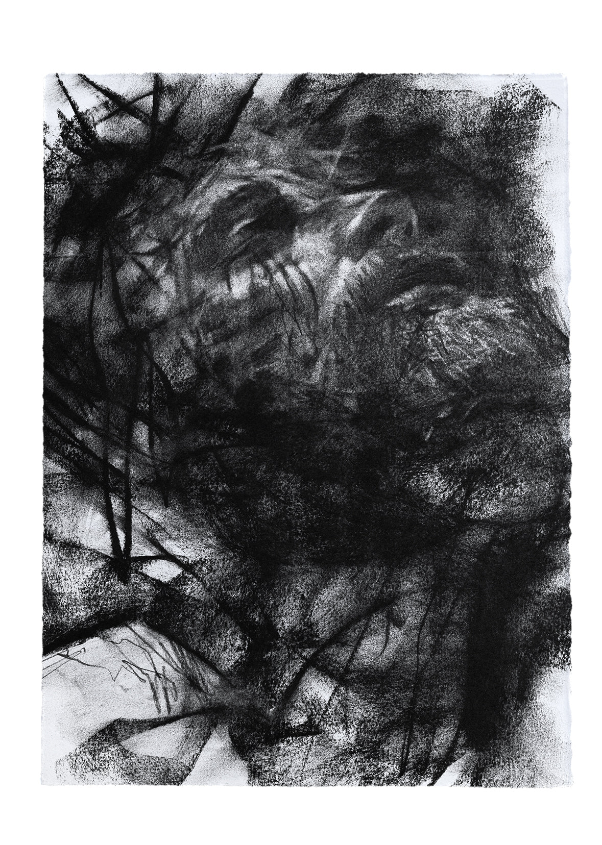 Through Him We Are Redeemed | Original Drawing - Mad Charcoal