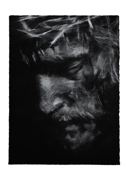 To Gaze Upon The Face Of Love | Original Drawing - Mad Charcoal