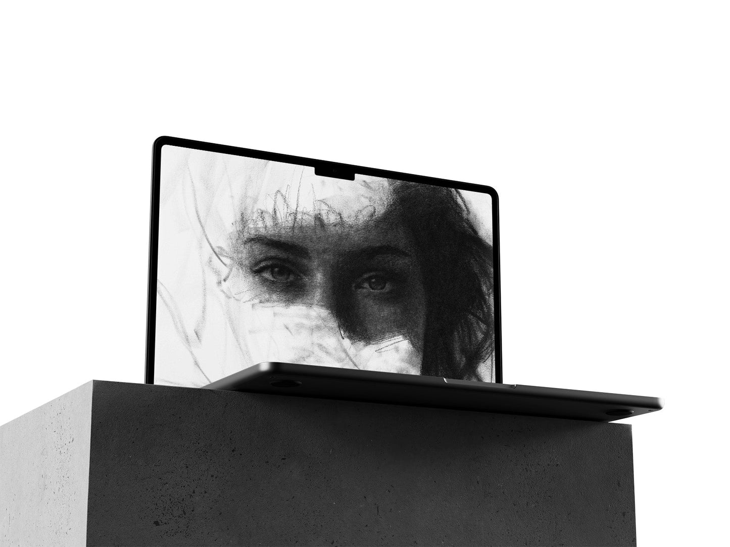 Unraveling | Digital Wallpaper - Mad Charcoal