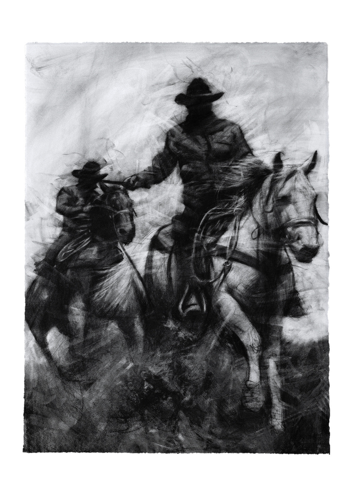 What The Dust Remembers | Original Drawing - Mad Charcoal