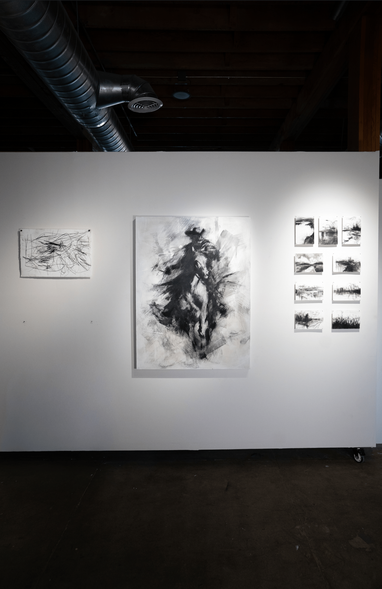 Whispers Beneath The Dust | Original Drawing - Mad Charcoal