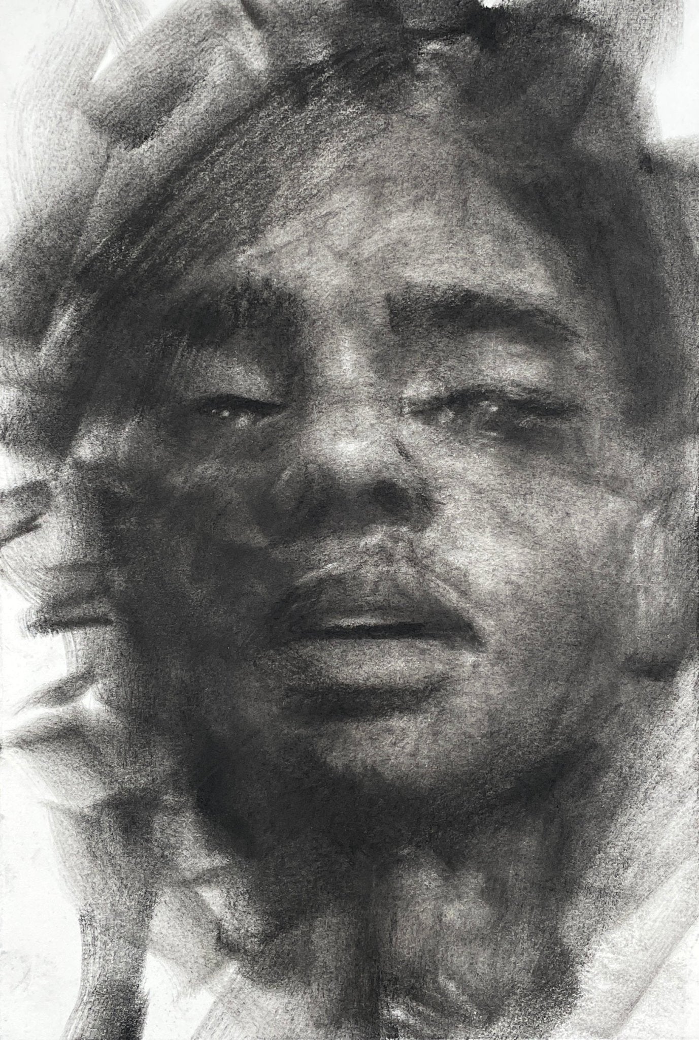 Your Presence Within Me | Original Drawing - Mad Charcoal