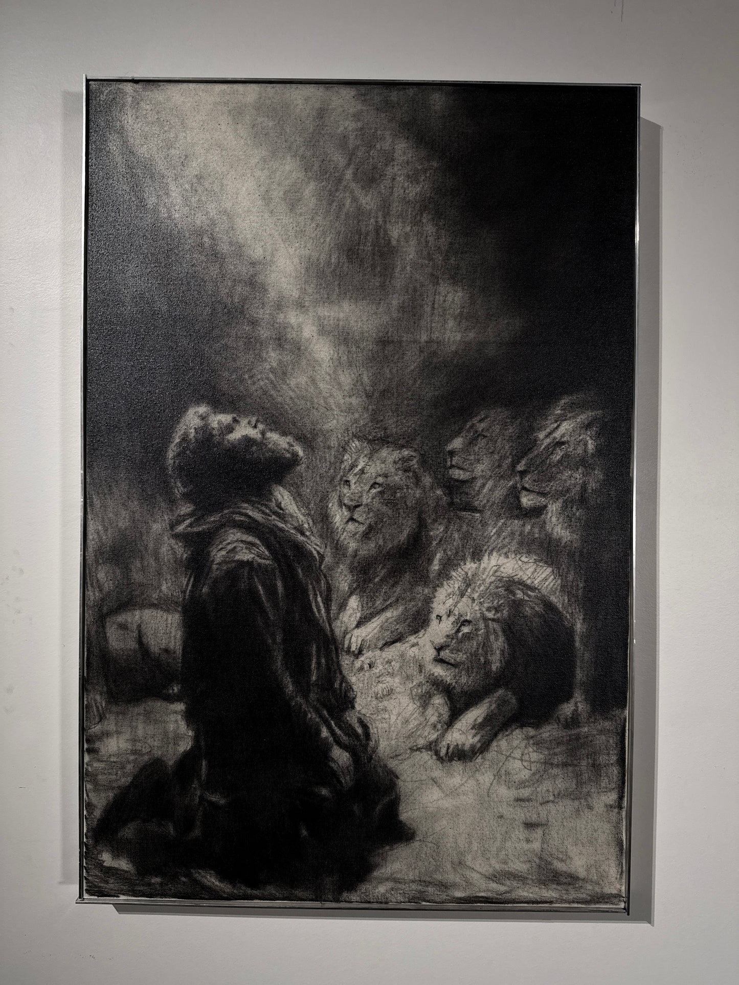 Reverence  | Original Charcoal on Canvas