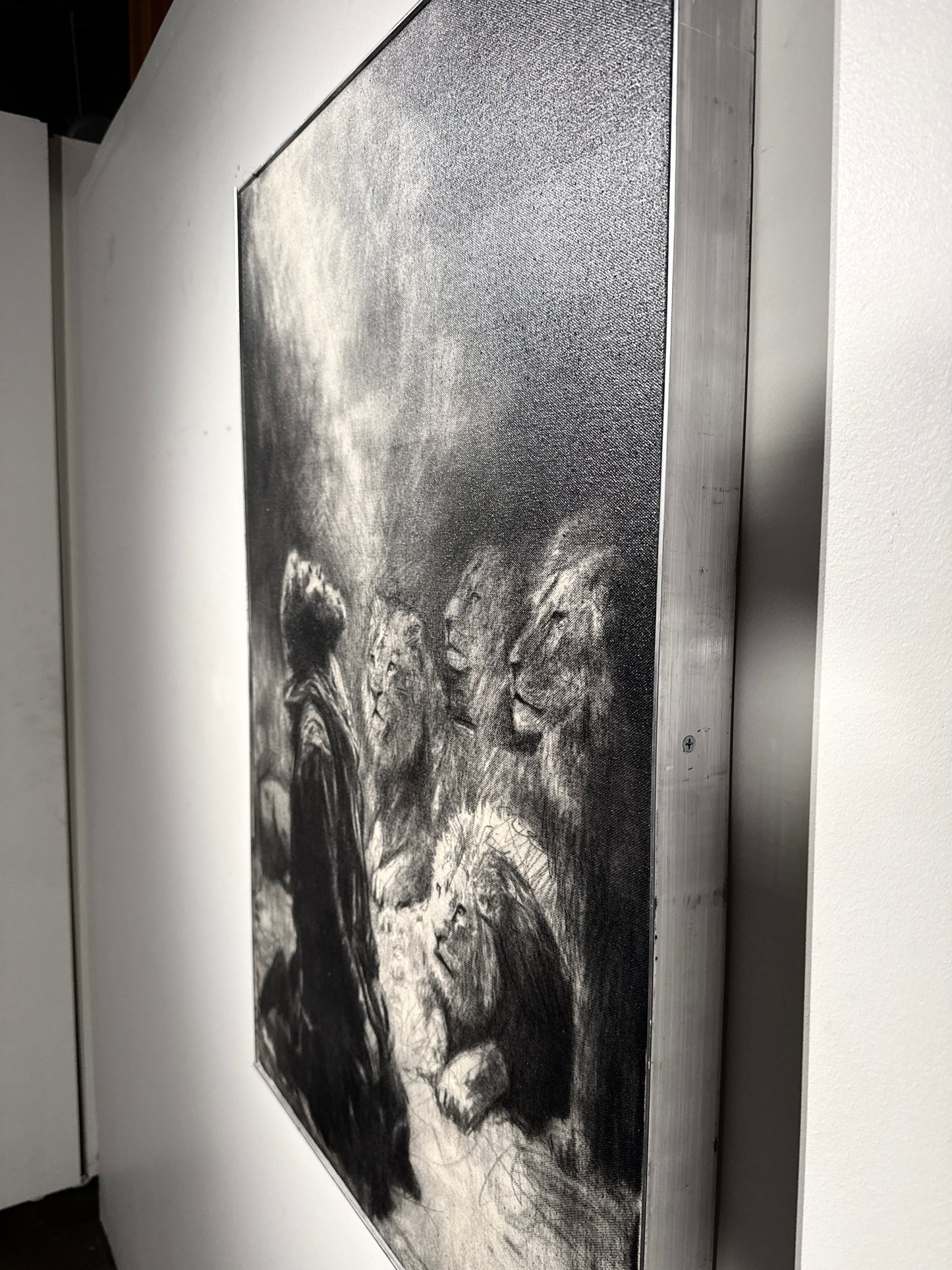 Reverence  | Original Charcoal on Canvas