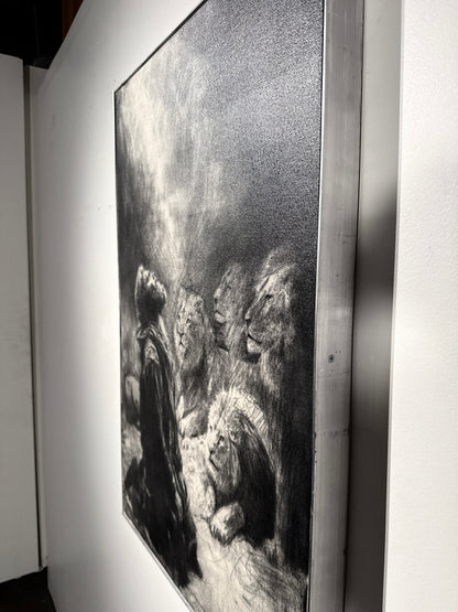 Reverence  | Original Charcoal on Canvas
