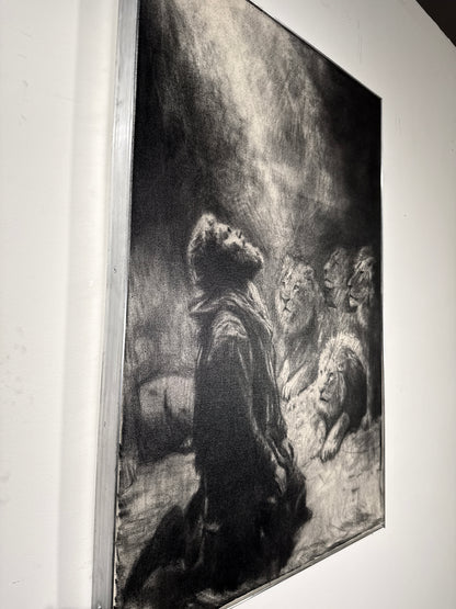 Reverence  | Original Charcoal on Canvas