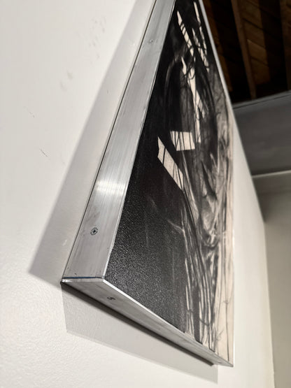 Our Memories Beneath the Surface  | Original Charcoal on Canvas