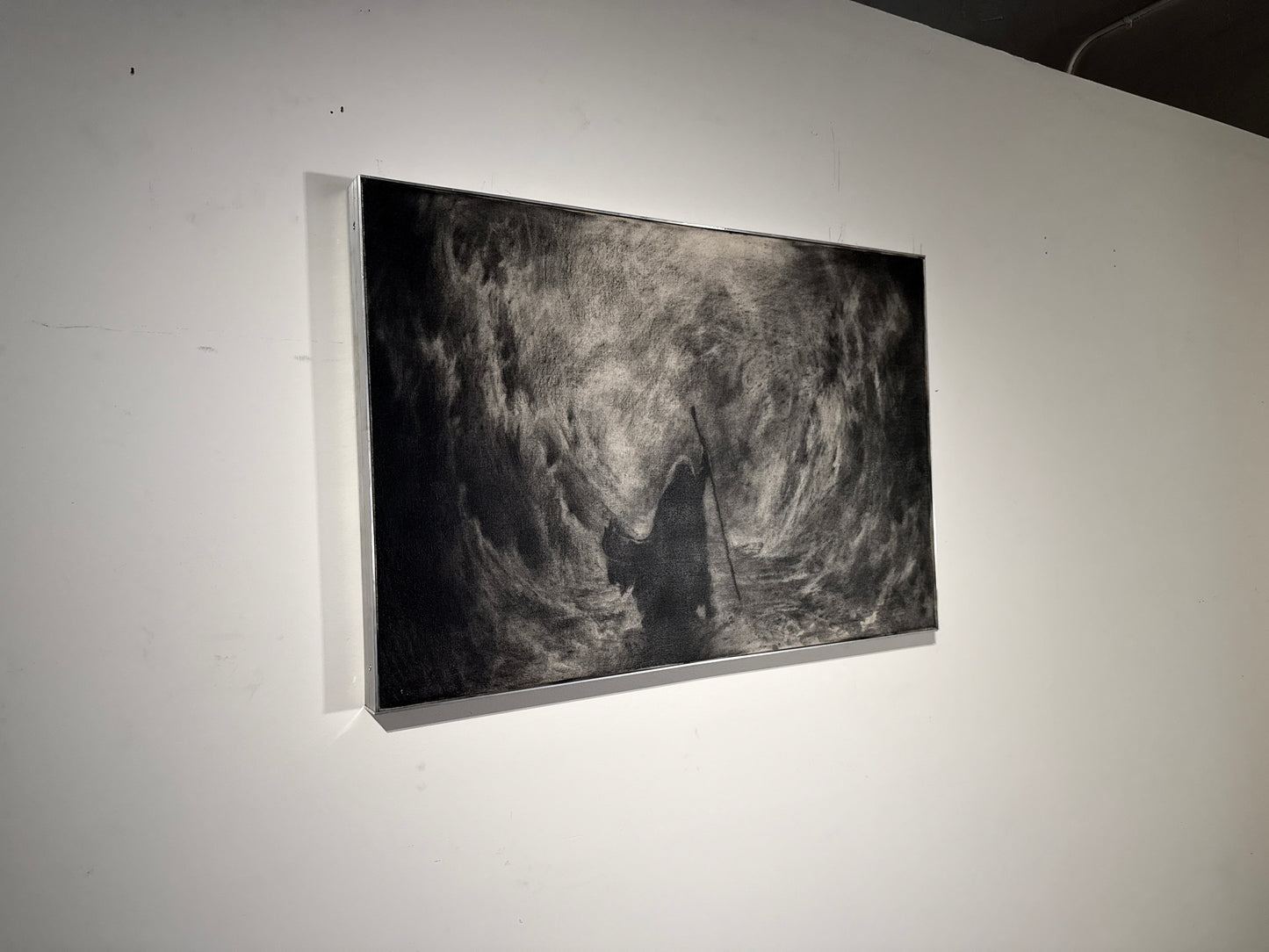 The Way that Was Not There | Original Charcoal on Canvas