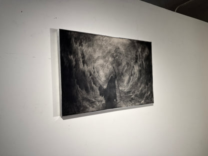 The Way that Was Not There | Original Charcoal on Canvas