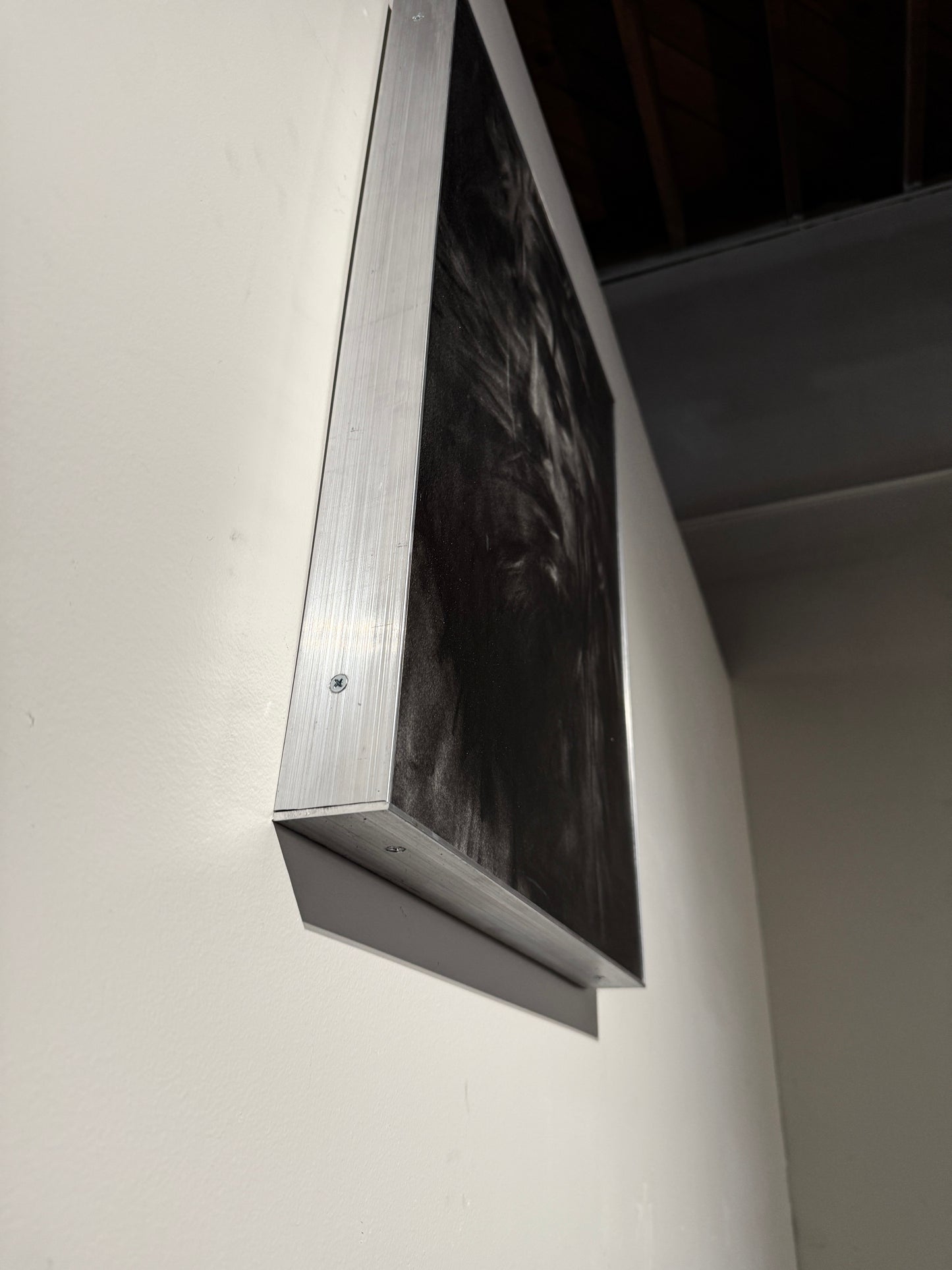 The Word Entered Our Dust | Original Charcoal on Canvas