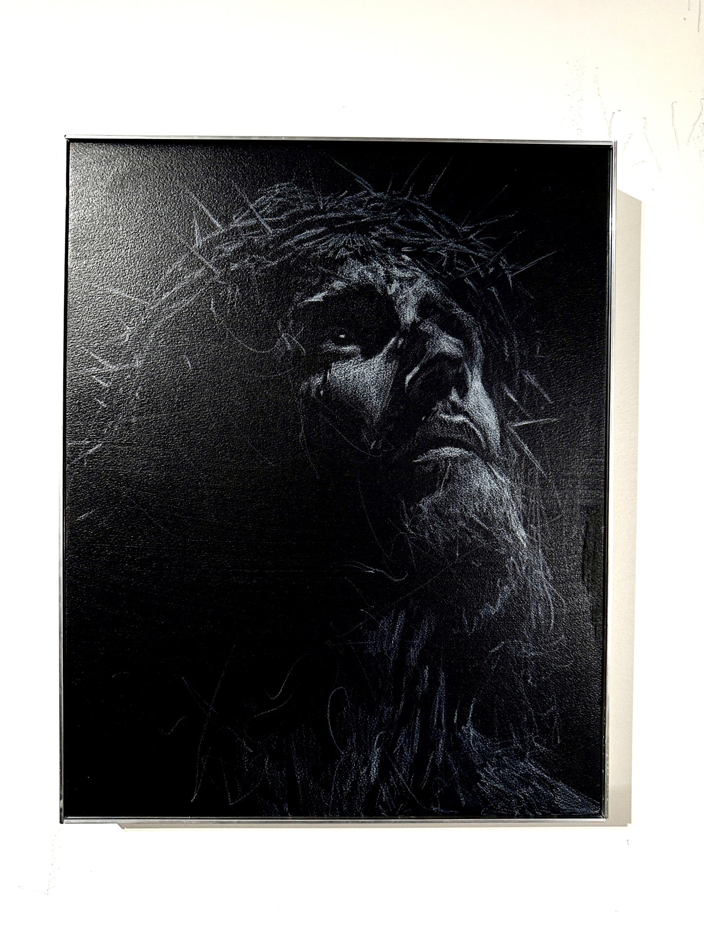 What Love Endured  | Original Charcoal on Canvas