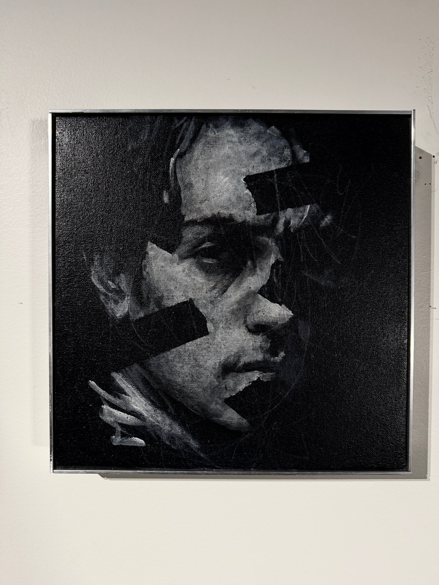 The Distance Within  | Original Charcoal on Canvas