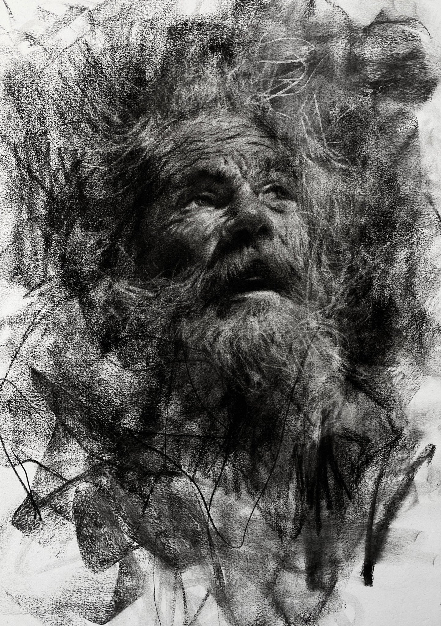 A Heavenly Sight | Original Drawing - Mad Charcoal