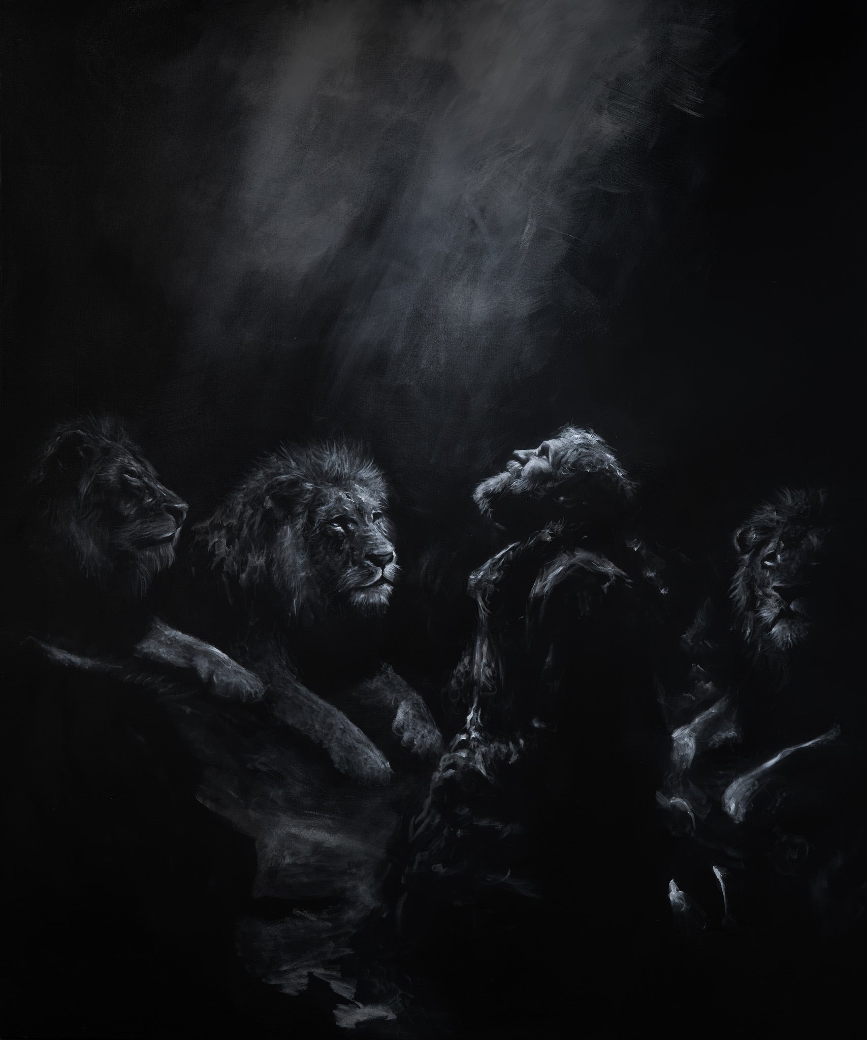 A Quiet Deliverance | Oil on Canvas - Mad Charcoal