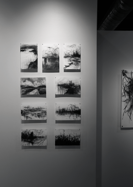Abstractions Of A World Apart | Original Drawings - Mad Charcoal