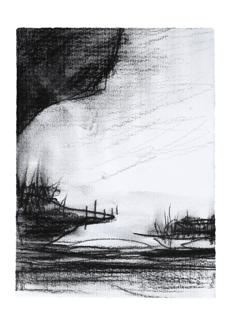 Abstractions Of A World Apart | Original Drawings - Mad Charcoal