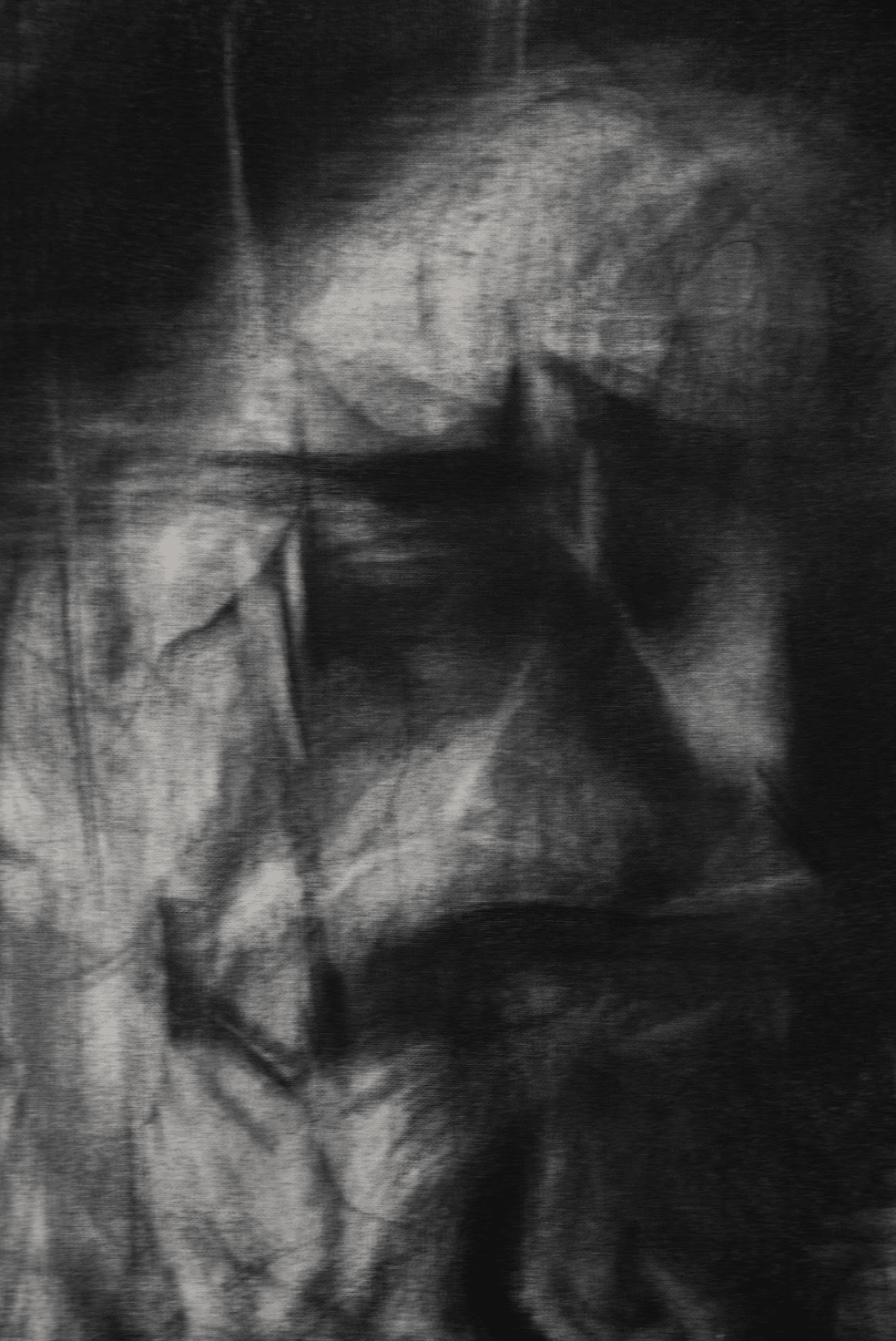 All of the Things We Never Buried | Original Charcoal on Canvas - Mad Charcoal