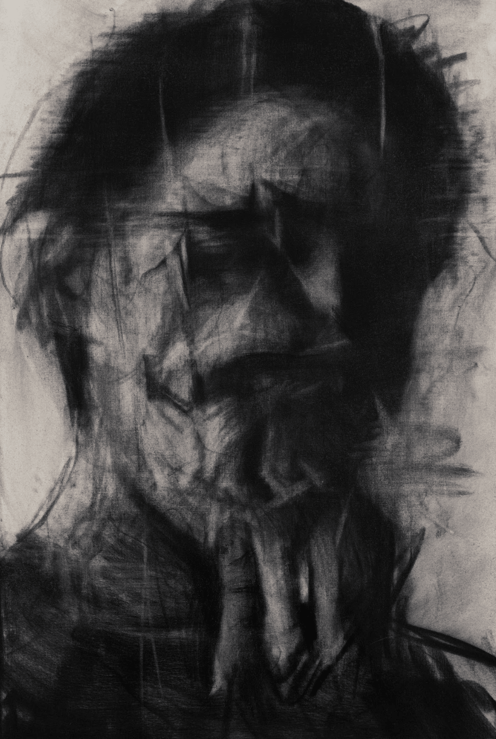 All of the Things We Never Buried | Original Charcoal on Canvas - Mad Charcoal